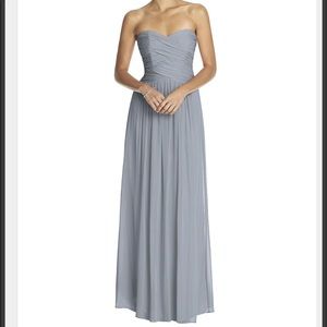 Dessy strapless chiffon dress with tags!!